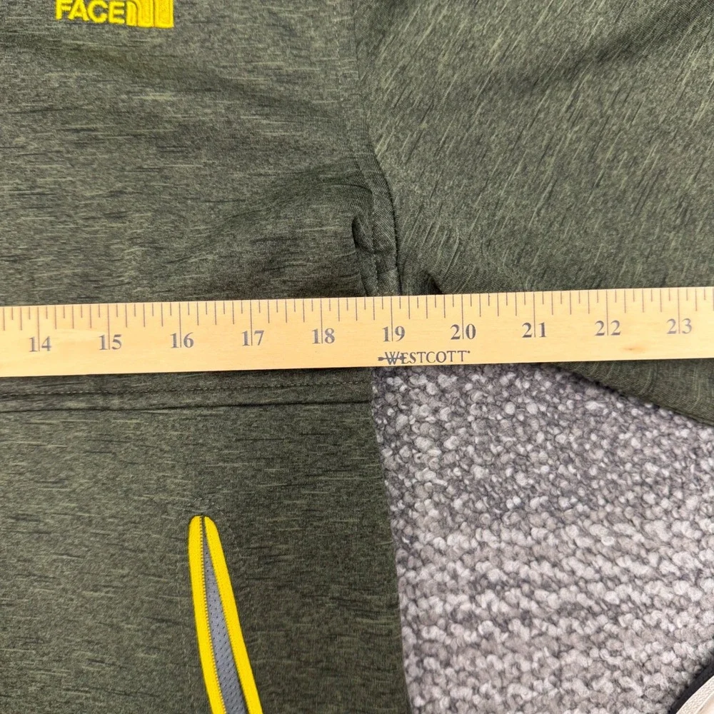 The North Face Full Zip Canyonwall Jacket Mens Medium Olive Green Yellow